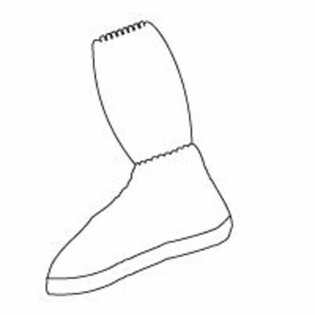 KAPPLER ProVent Knee-High Shoe/Boot Cover, White, One Size, 50PK PVN023GW0S